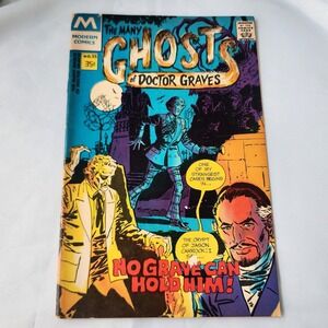 The Many Ghosts of Doctor Graves Issue #25 Horror Comics 1975 No Grave Can Hold